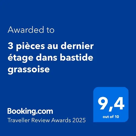 3 Pieces Au Dernier Etage Dans Bastide Grassoise Grasse